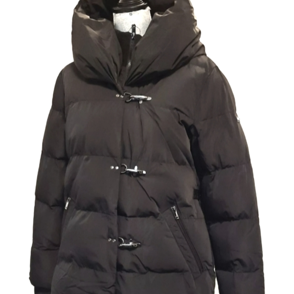 DKNY NWT Black Jacket Puffer L